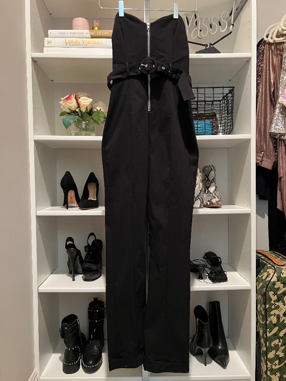 L’Academie - Martina Jumpsuit - Black - Size M - NWT